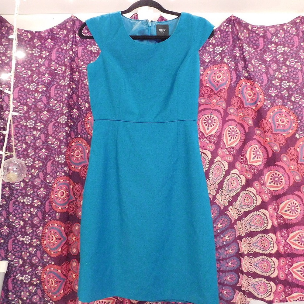 J.CREW TEAL DRESS